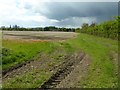 Farmland at Honington in Honington