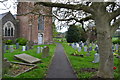 In the churchyard at Clutton in BS39 5DB