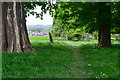Path to the church at Clutton in BS39 5PB