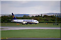 Boeing 737 at Manchester Airport in M90 5XA