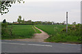 Footpath from Prescot Road to Little Moor Hall Farm, Aughton in L39 6RE