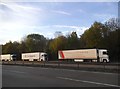 Parking area on the A14 south of Ipswich in IP2 9YR