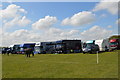 Lorry park for the Mitsubishi Motors Cup in GL9 1AA