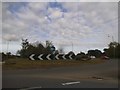 Roundabout on the A12, Woodbridge in IP12 1TS