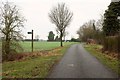 Lane past Halfway Cottage in Kettleburgh