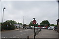 View of the A12 from outside Redbridge tube station in IG4 5BD