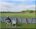 Welbeck Colliery Cricket Ground: the Head Coach watches approvingly in NG20 0EQ