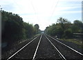 Railway towards Clacton in CO7 8AG