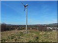 Wind turbine on Craigend Hill in PA8 6AP