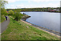 The River Tyne below Walker Riverside Park in NE6 3XG