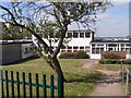 Almond Hill School, facing main reception, hilltop view in SG1 5HZ