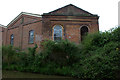 Railway works building by the Grand Union Canal in MK12 5LJ