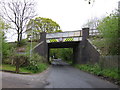 Railway bridge over Houndsfield Lane in B90 1US