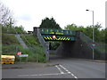 Railway bridge over Robin Hood Lane (A4040) in B13 0EY