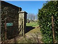 Entrance to the old Erskine Parish Kirkyard in PA7 5DD
