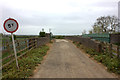 Cycle route 6 bridge over the railway near Castlethorpe in MK19 7EY