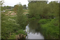River Great Ouse. Looking west from footbridge in MK19 7AG