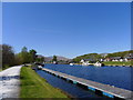The Caledonian Canal at Banavie in Banavie