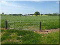 Farmland and new farm buildings in SY8 4LE