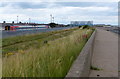 Promenade along the Humber at Grimsby in DN35 7UW