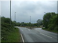 Approaching roundabout on the A1122, Downham Market in PE38 9WL