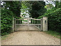 Gateway off Oxborough Road, Boughton in Wissey Ward