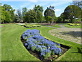 Flowerbed in King George's Park in CM14 5AW