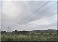 Power lines by Cambridge Road, Little Linton in CB21 4UF