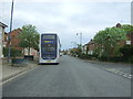 Bus top on Brandon Road (B1108), Watton in IP25 6AG