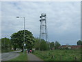 Communications mast beside Norwich Road (B1108), Watton in IP25 6GR