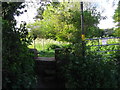 Footpath and stile near Llwyn Onn Farm in Hope Community