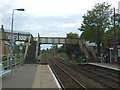 Foot bridge, Wymondham Railway Station in NR18 9FE