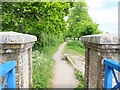 Footpath from the Blue Bridge to Frome Whitfield in DT1 1XW