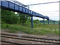 Footbridge over the railway in CM15 0FF