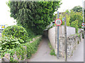 Footpath from The Grove to Northernhay, Dorchester in DT2 7SF