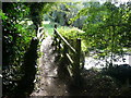 Footbridge over River Amber in DE55 7NY