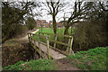 Footbridge over Oldfleet Drain near Healing in DN41 7AE