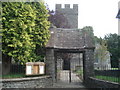 Entrance to St Michael's at Cilycwm in SA20 0SU