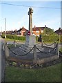 Hackleton war memorial in Hackleton