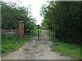 Private gateway to Pentlow Tower in CO10 7JN