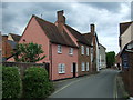 Houses on St Catherine's Road, Long Melford in Long Melford