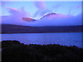 Over Loch Ainort in early morning mist in IV48 8TD