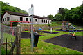 Village community centre and children's playground, Hollybush in NP12 0SG