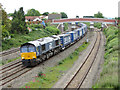 Tesco container train at Undy in NP26 3HJ