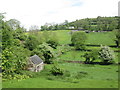 Isolated barn east of Wensley in South Darley