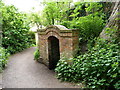 Entrance to the icehouse at Apley Castle in TF1 6BG
