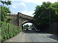 Railway bridge over Callendar Road (A803) in FK2 9QB