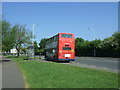 Bus stop and shelter on Castle Road, Rosyth in Rosyth