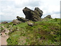 Rock outcrops on the Roaches in SK17 0SY