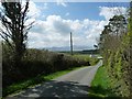 The road west to Wenlli in LL26 0NR